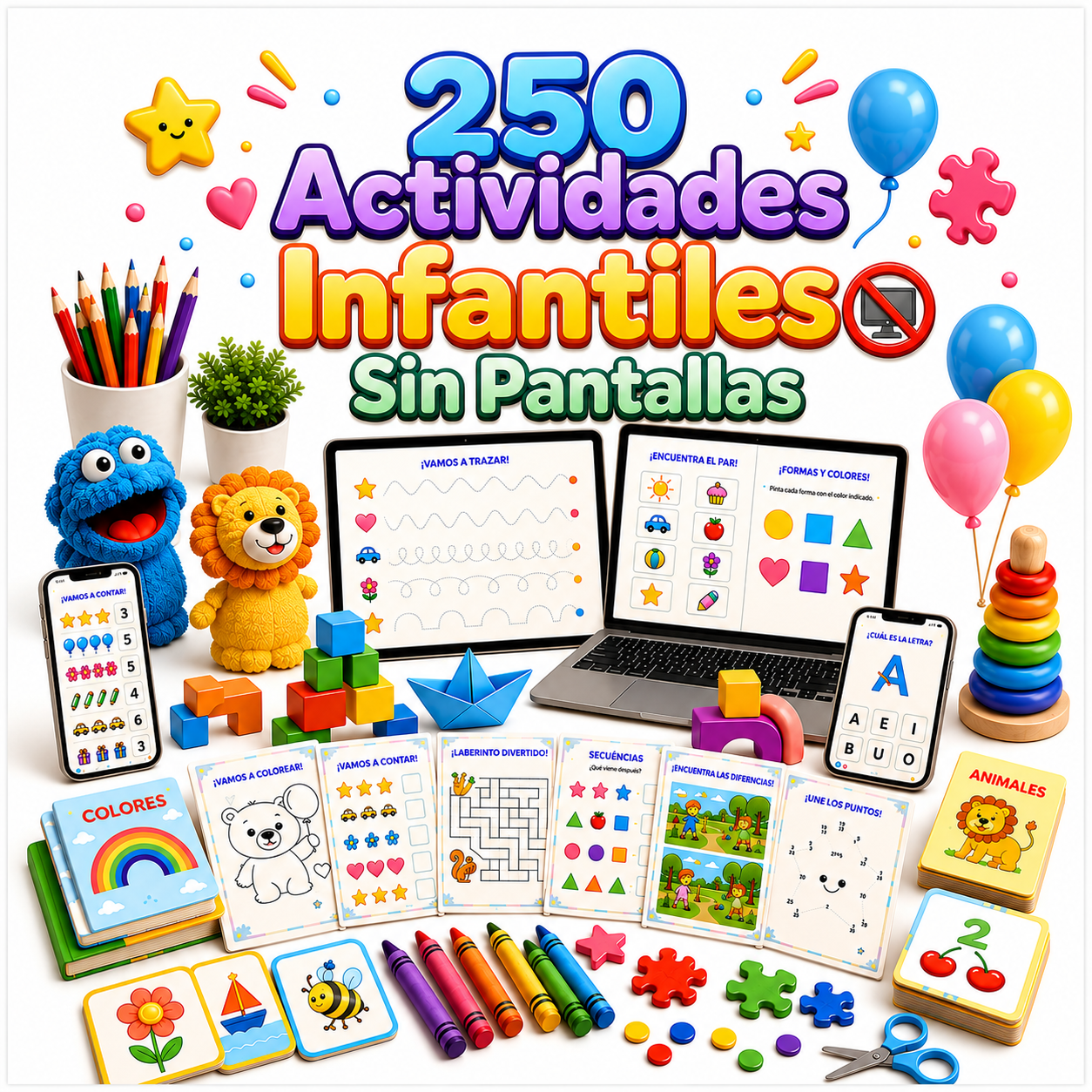 250 Actividades Infantiles Sin Pantallas